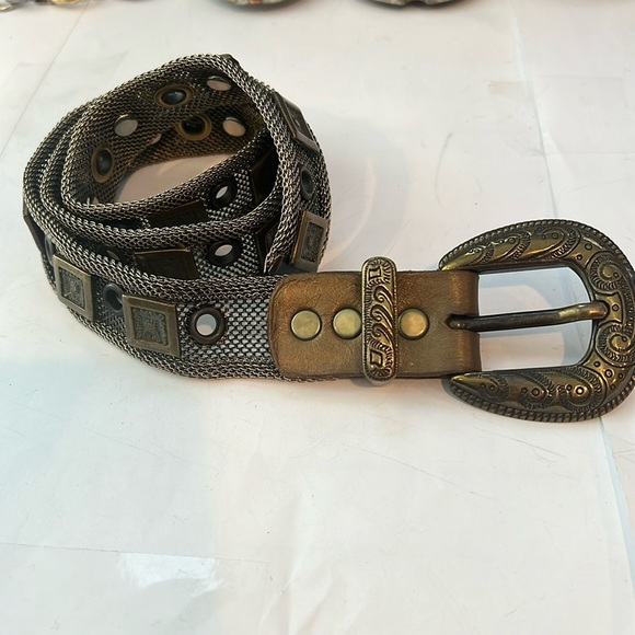 34” US Meco Paris Metal Mesh Buckle Belt
